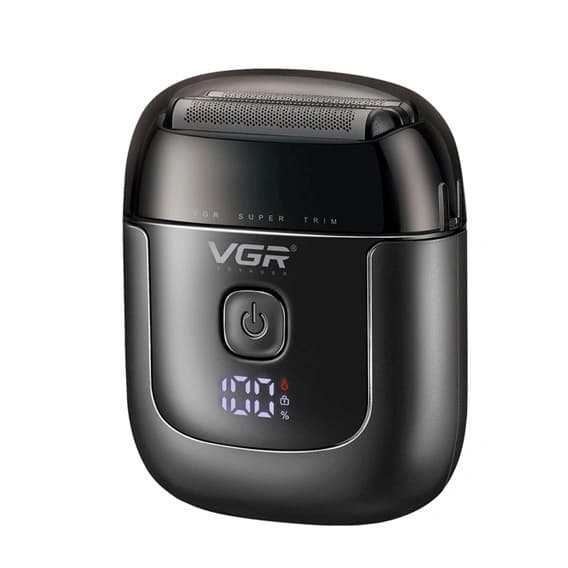 Електробритва VGR V-380 BLACK шейвер, потрійне лезо, IPX6 — фото 5