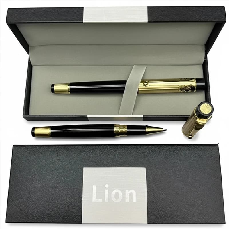 Ручка ролерна подарункова в коробці Lion 286
