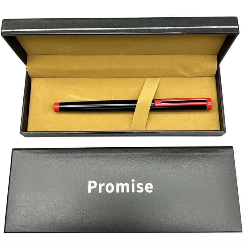 Подарункова ручка ролерна Promise у футлярі (чорно-червона) 3293