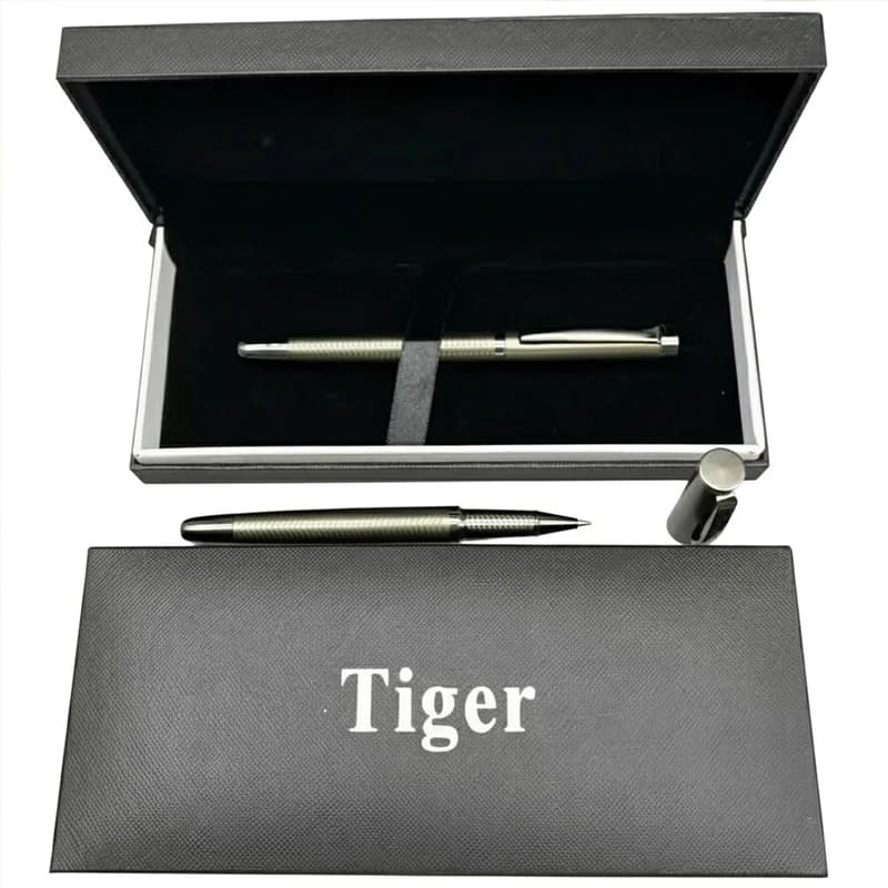 Подарункова ручка ролерна Tiger у футлярі (металік з візерунком) 3669