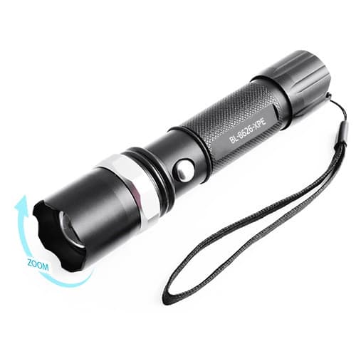 Ліхтар Police 8626-XPE, 1х18650/3xAAA, zoom, ЗП 220V/12V, Box — фото 4