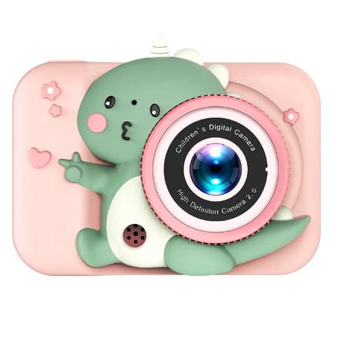 Дитячий фотоапарат Q6, PINK DINOSAUR
