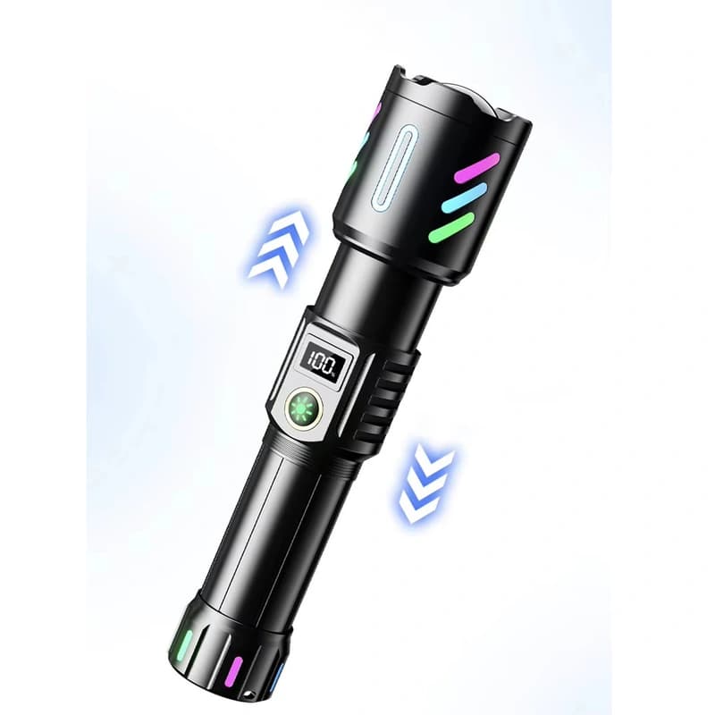 Ліхтар NIGHT VISION FLUORESCENCE W514/1143-WHITE LASER LED PM10-TG, 1x26650, Power Bank, ЗП Type-C, zoom — фото 3