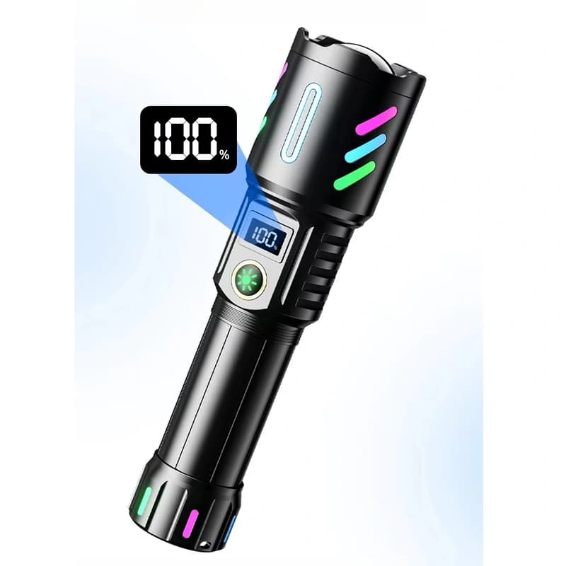 Ліхтар NIGHT VISION FLUORESCENCE W514/1143-WHITE LASER LED PM10-TG, 1x26650, Power Bank, ЗП Type-C, zoom — фото 4