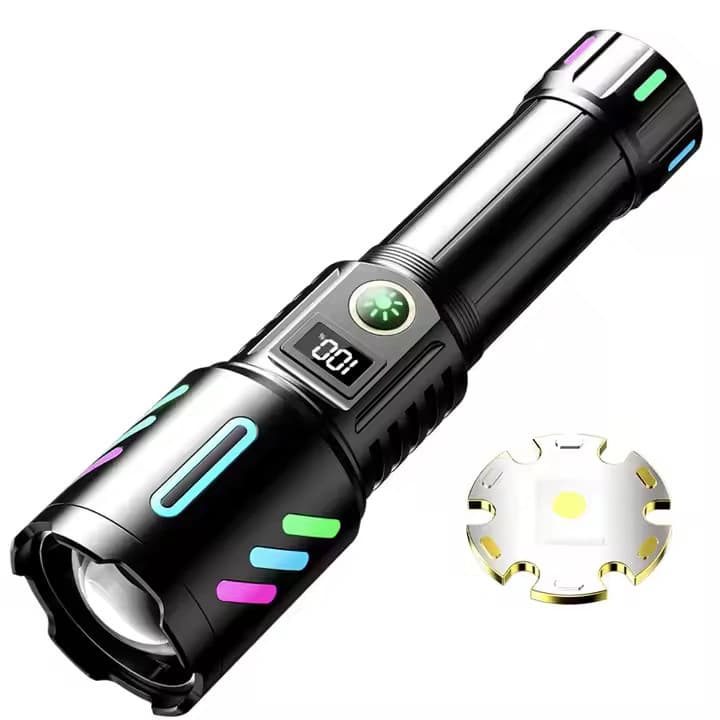 Ліхтар NIGHT VISION FLUORESCENCE W514/1143-WHITE LASER LED PM10-TG, 1x26650, Power Bank, ЗП Type-C, zoom — фото 5