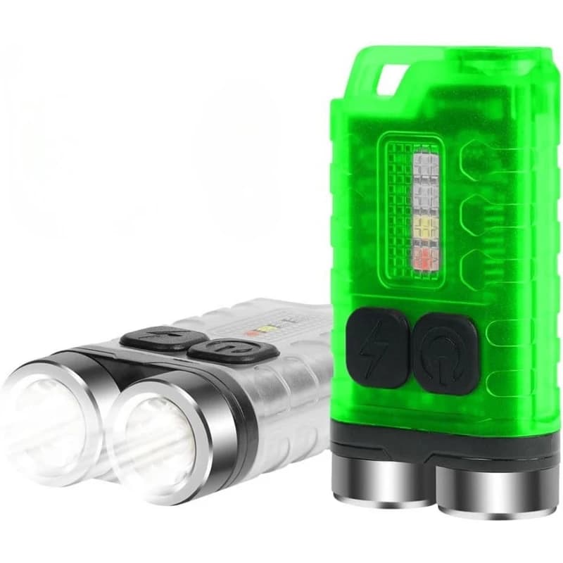 Ліхтар S02/V3-2LM+4SMD(RGB), Li-Ion акумулятор, ЗП Type-C — фото 1