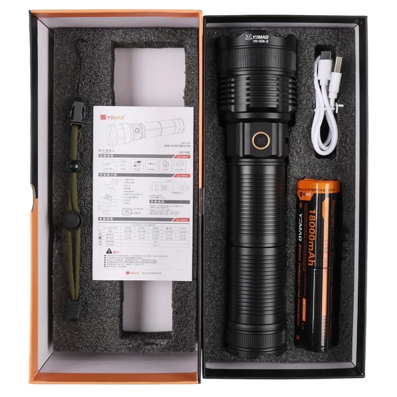 Ліхтар YEMAO YM-G34-2 TG 30W, 1x381350, Power Bank, ЗУ Type-C, zoom — фото 8
