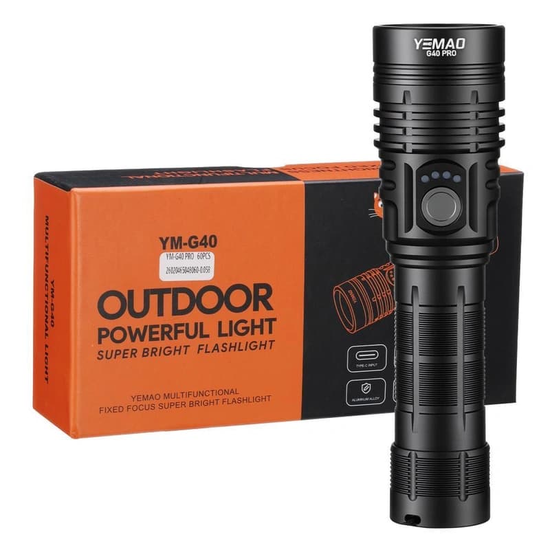 Ліхтар YEMAO YM-G40 PRO SST40, 1x21700, ЗУ Type-C