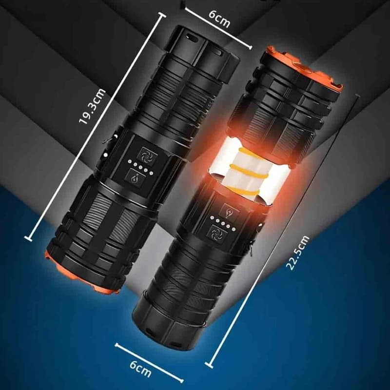 Ліхтар YEMAO YM-G521 TG 30W, 1x40700, Power Bank, ЗУ Type-C, zoom, функція лампи — фото 4
