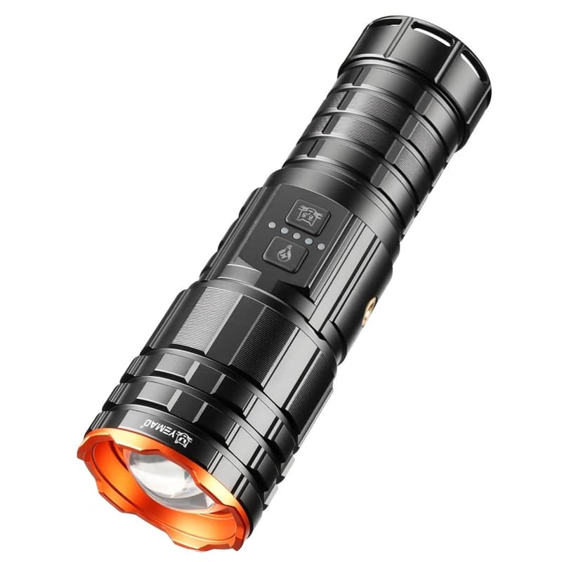 Ліхтар YEMAO YM-G521 TG 30W, 1x40700, Power Bank, ЗУ Type-C, zoom, функція лампи — фото 9