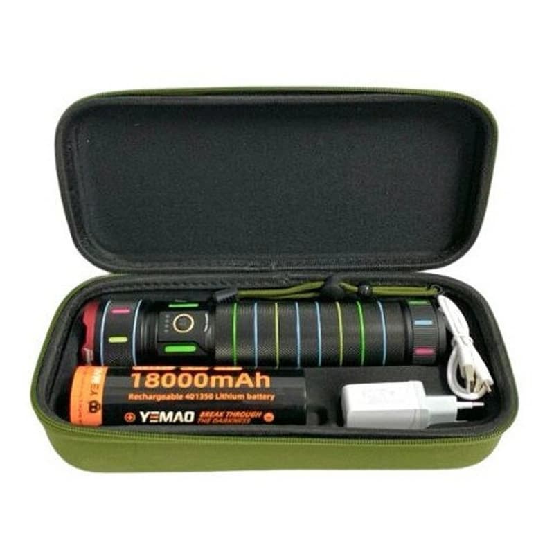 Ліхтар YEMAO YM-G634 TG 30W, 1x401350, Power Bank, ЗУ Type-C, zoom, кейс — фото 4