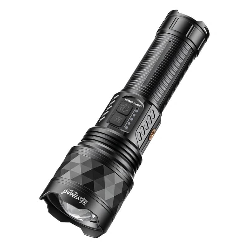 Ліхтар YEMAO YM-G641-1 TG 60W, 1x32700, Power Bank, ЗУ Type-C, zoom, кейс — фото 9