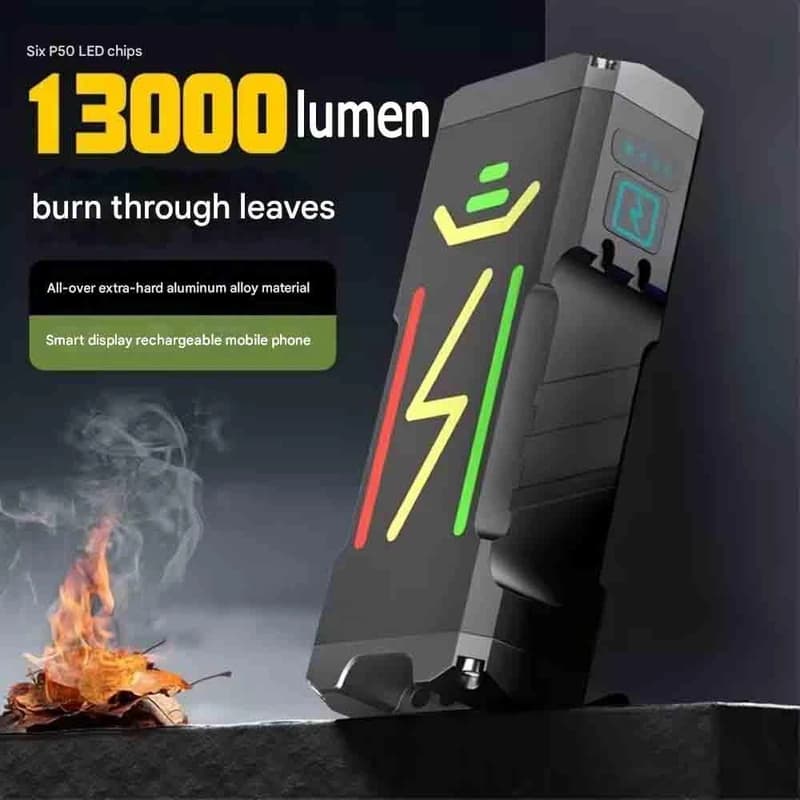 Ліхтар YEMAO YM-G666Y 6P90, Li-Ion акумулятор, Power Bank, ЗУ Type-C, чохол — фото 8