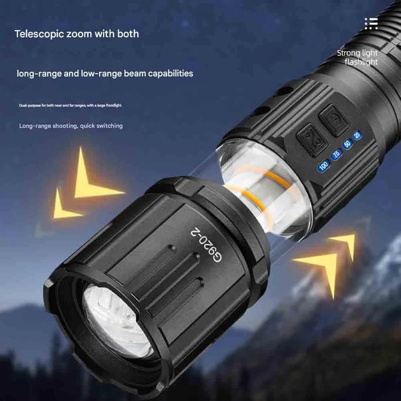 Ліхтар YEMAO YM-G920-2 TG 30W, 1x401350, Power Bank, ЗУ Type-C, zoom, функція лампи — фото 6