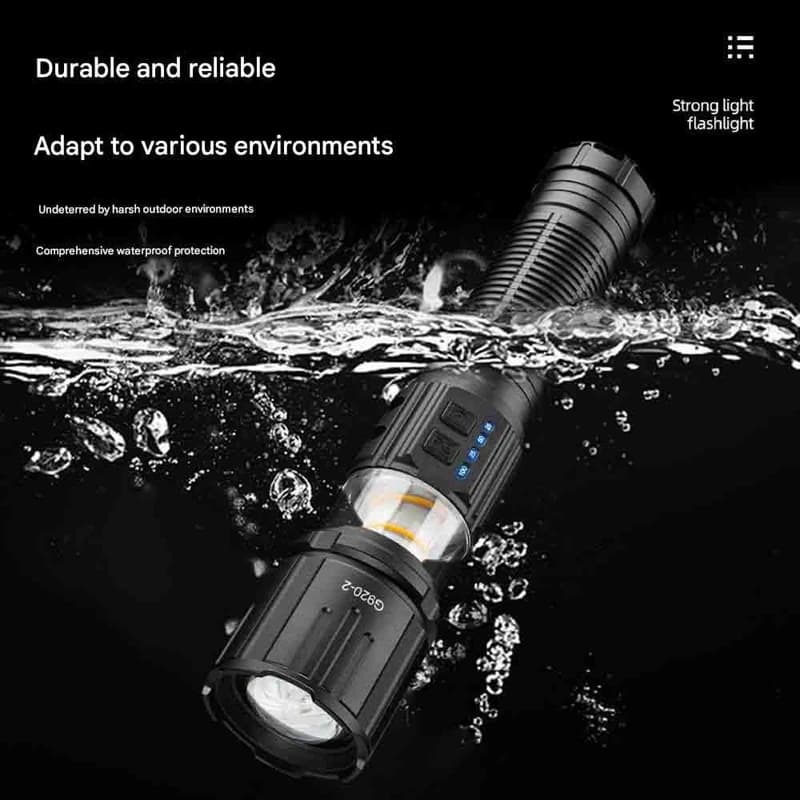 Ліхтар YEMAO YM-G920-2 TG 30W, 1x401350, Power Bank, ЗУ Type-C, zoom, функція лампи — фото 8