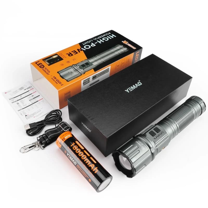 Ліхтар YEMAO YM-G920-2 TG 30W, 1x401350, Power Bank, ЗУ Type-C, zoom, функція лампи — фото 9