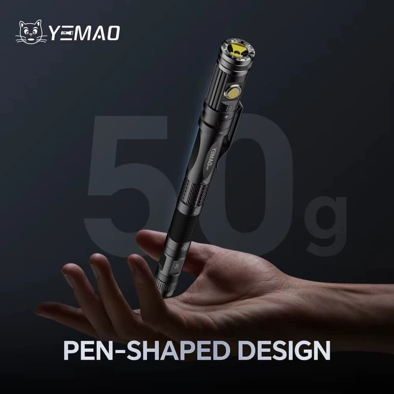 Фонарь YEMAO YM-M91 XPG, 1x10280, ЗУ Type-C, 6-in-1 multitool — фото 4