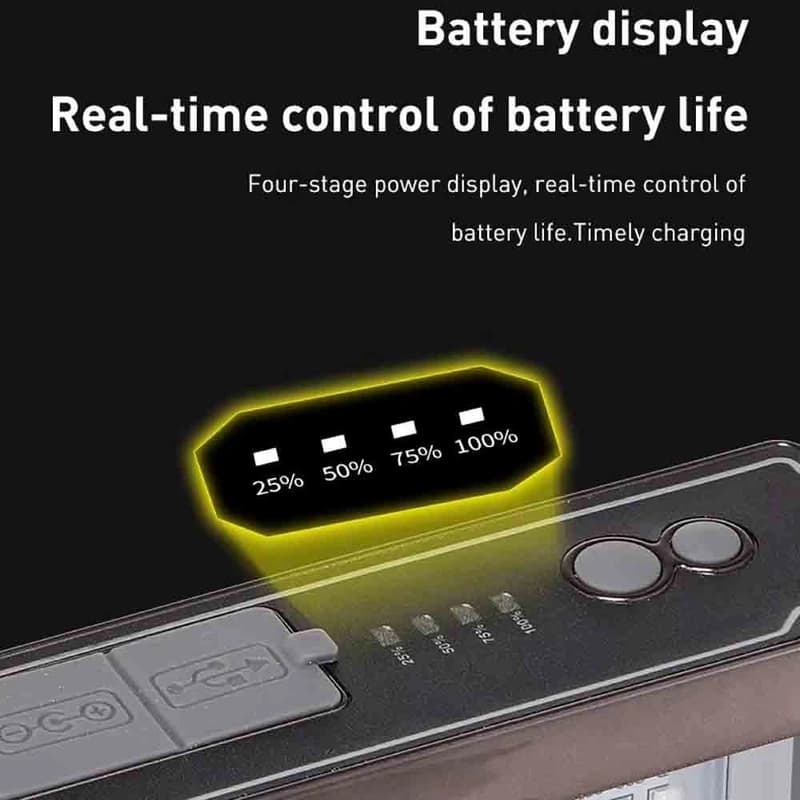 Ліхтар налобний YEMAO YM-T102 TG+SMD(White+Red), Li-Ion акумулятор, ЗУ Type-C, Internal battery, zoom — фото 5