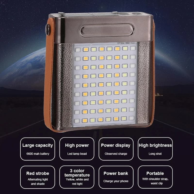 Ліхтар налобний YEMAO YM-T103 TG+SMD(White+Red), Li-Ion акумулятор, ЗУ Type-C, Internal battery — фото 9