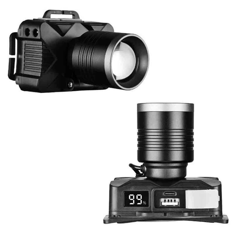 Ліхтар налобний YEMAO YM-T305 TG 30W, Motion Sensor, Li-Ion акумулятор, ЗУ Type-C, zoom — фото 4