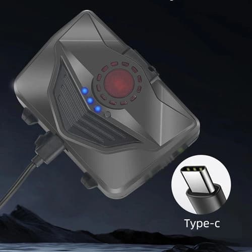 Ліхтар налобний BL-A12-3-P90, Power Bank, 3x18650, zoom, ЗП Type-C, Box — фото 7