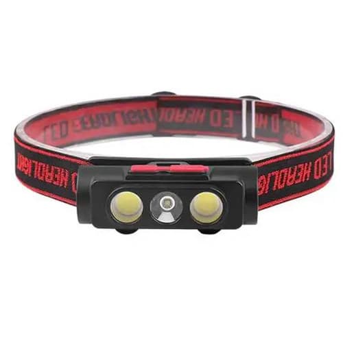 Ліхтар налобний PLD-2119B-XPE+2COB(White+Red), 1х18650, ЗП Type-C, Box — фото 7