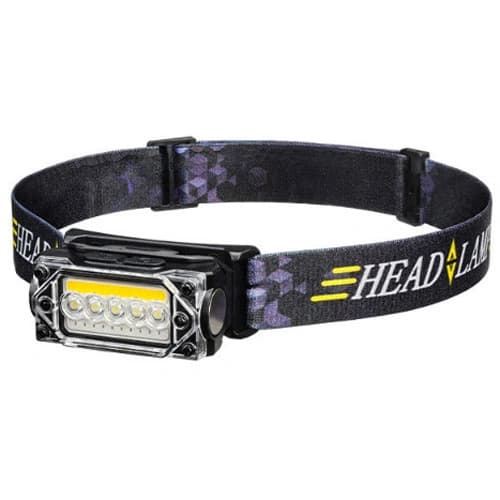 Ліхтар налобний YY-19С-5SMD+COB(white+yellow+red), Motion Sensor, Li-Ion акумулятор, ЗП Type-C, магніт, Box — фото 3
