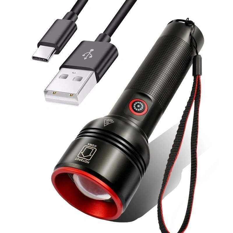 Ліхтар SY-2208-TG, 1 РЕЖИМ, Power Bank, 1x18650, ЗП Type-C, zoom, Box — фото 7