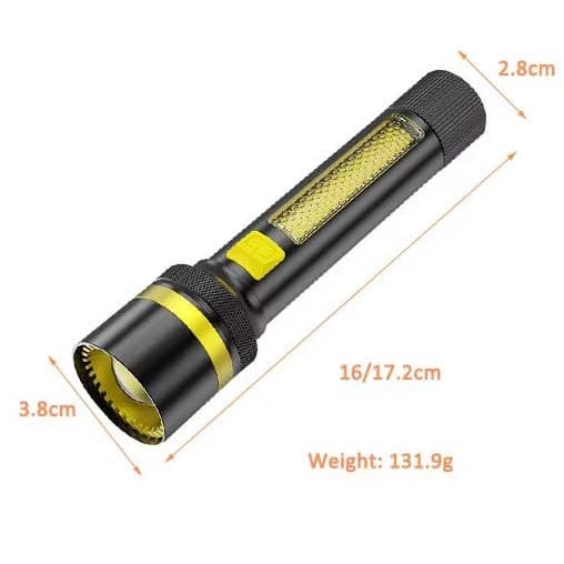 Ліхтар 24094-WHITE LASER LED PM10-TG+COB(White+Red), Li-Ion акумулятор, ЗП Type-C, zoom — фото 8