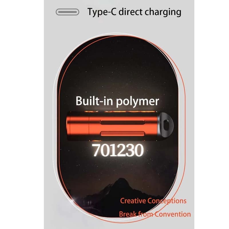 Ліхтар AK205-TG, Li-Ion акумулятор, ЗП Type-C, zoom, Box — фото 8