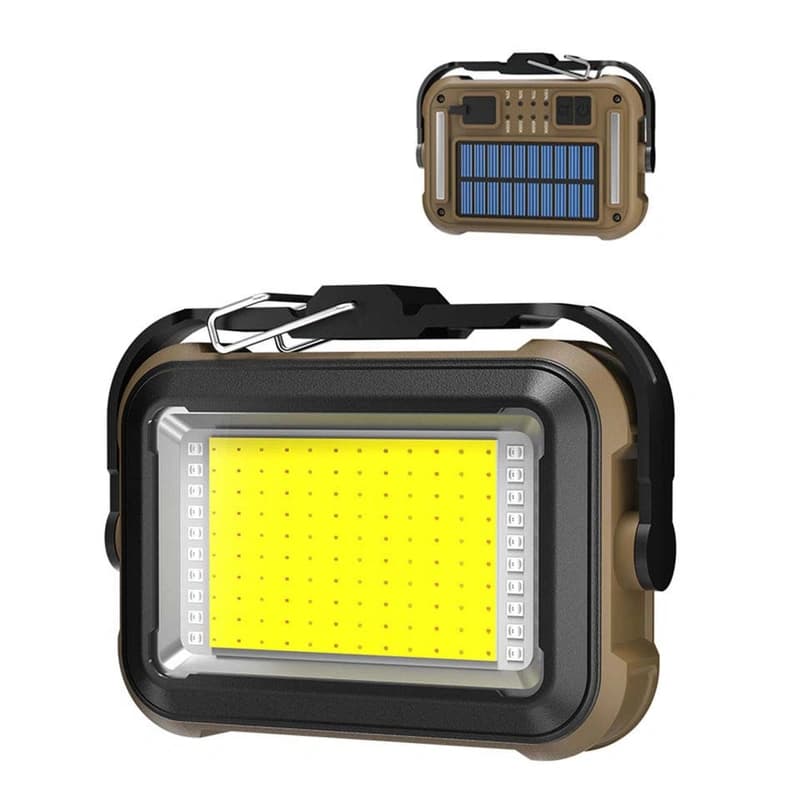 Ліхтар кемпінг TZD-01-COB(White+Yellow+Red+Blue)-PRO, Power Bank, Li-Ion акк., сонячна батарея, ЗП Type-C, магніт, гачок, Box — фото 3