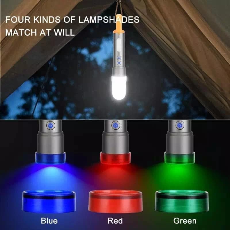 Ліхтар CB-X723-TG+3LED, Li-Ion акумулятор, 3 фільтри, ЗП Type-C, zoom, Box — фото 6