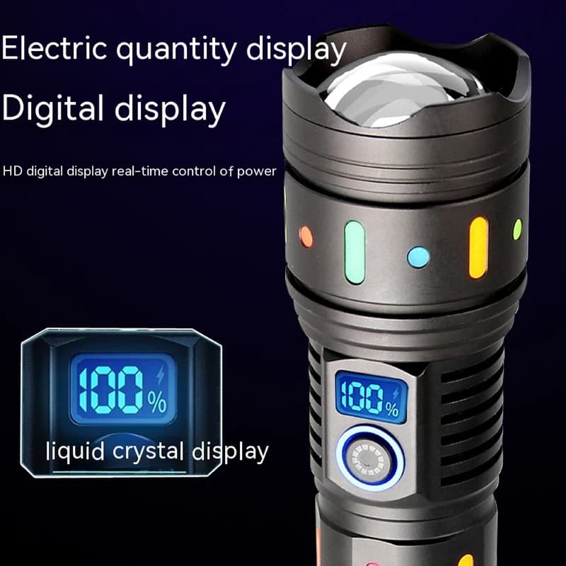 Ліхтар YEMAO YM-G85-TG, 1x32850, Power Bank, ЗУ Type-C, zoom — фото 6