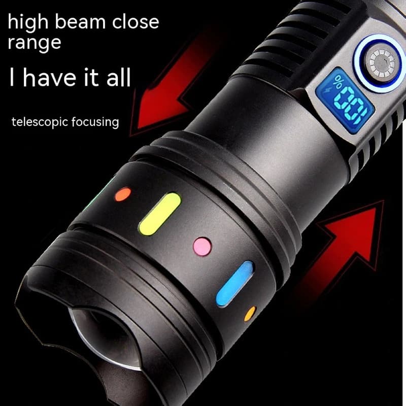 Ліхтар YEMAO YM-G85-TG, 1x32850, Power Bank, ЗУ Type-C, zoom — фото 7