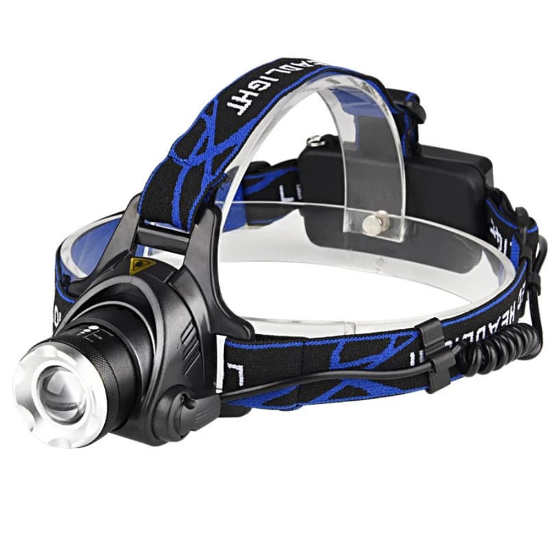 Ліхтар налобний Police 6699/204C-T6, 2x18650, zoom, ЗП microUSB, Box — фото 1