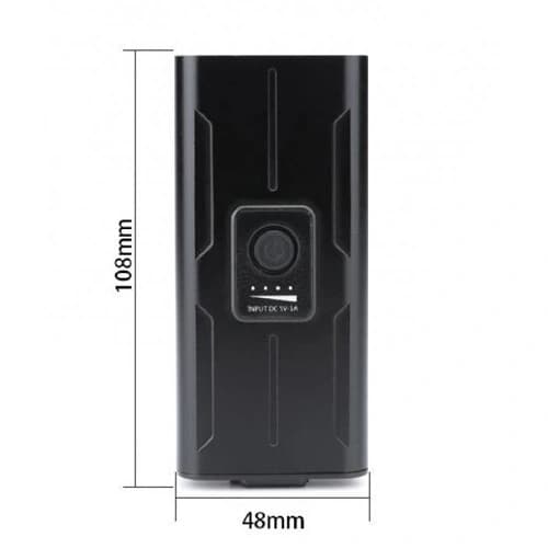 Велоліхтар BK-04Pro-2T6, ALUMINUM, індикація заряду, Waterproof, аккум., ЗП micro USB — фото 3