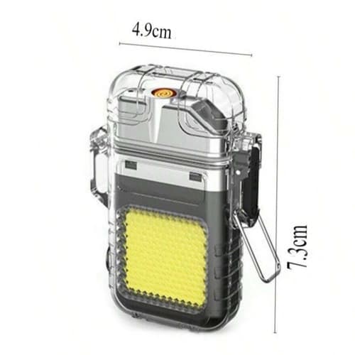 Ліхтар MULTIFUNCTIONAL C01-A-COB, Li-Ion акумулятор, ЗП Type-C, запальничка, Box — фото 8
