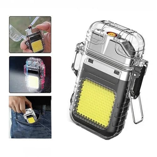 Ліхтар MULTIFUNCTIONAL C01-A-COB, Li-Ion акумулятор, ЗП Type-C, запальничка, Box — фото 10
