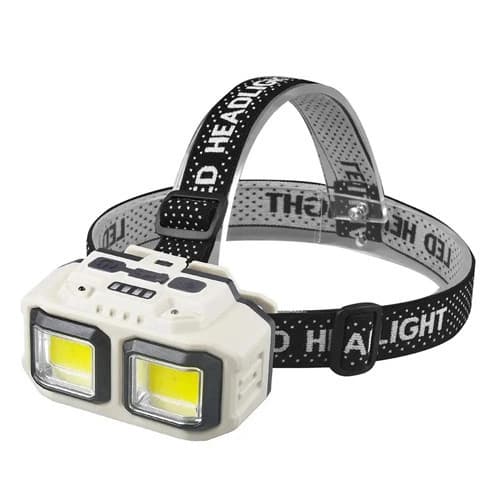 Ліхтар налобний HX-816-2COB(White+Red), Waterproof, 1x18650, ЗП Type-C, Box — фото 9