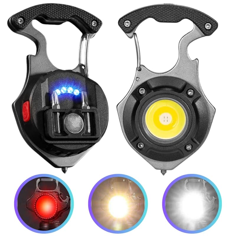 Ліхтар MULTIFUNCTIONAL W5143-COB(White+Yellow+Red)