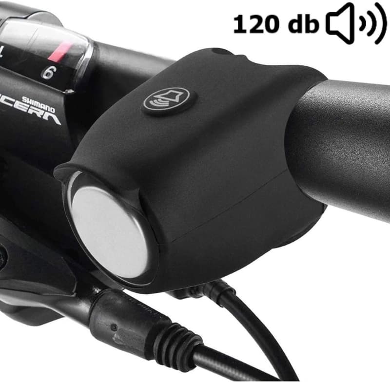 Вело дзвоник YBJ001 потужний, 120DB, 2хCR2032