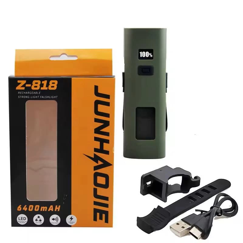 Велофара Z818-2x3W+COB(White+Red), Power Bank, Li-Ion акумулятор, ЗП Type-C — фото 4