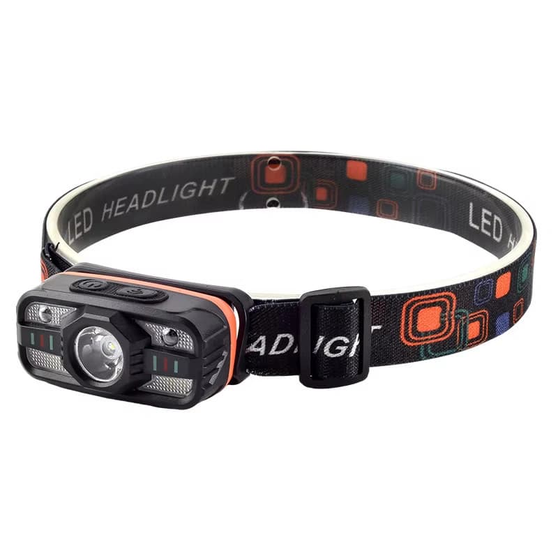 Ліхтар налобний WH-0188-XPE+SMD(White+Red), Motion Sensor, Li-Ion акумулятор, ЗП Type-C — фото 10