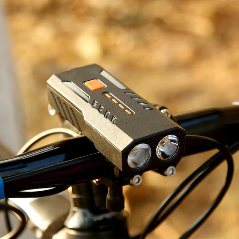 Велофара BC25S, 300LM, Waterproof, Power Bank, Li-Ion акумулятор, ЗП Type-C, індикація заряду — фото 4