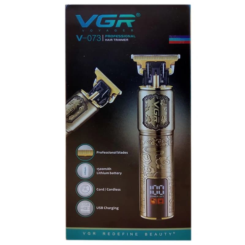 Тример VGR V-073, 4 насадки, LED display — фото 8