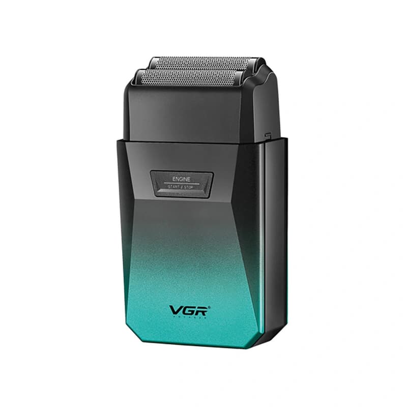 Електробритва VGR V-372 GREEN шейвер, подвійне лезо, 7500 RPM, IPX7 — фото 2