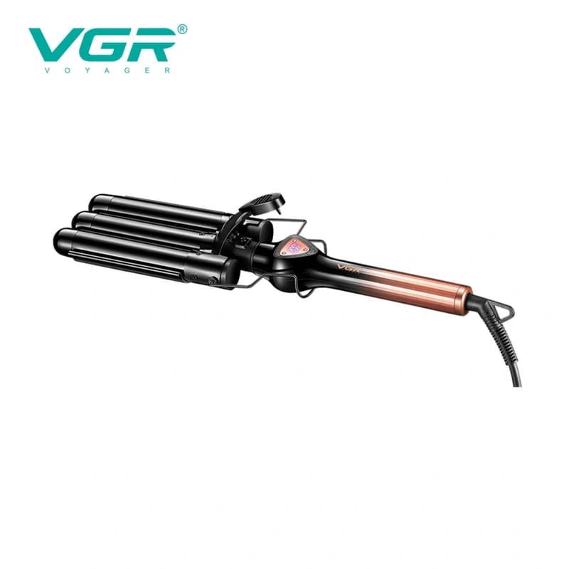 Плойка потрійна VGR V-590 GOLD