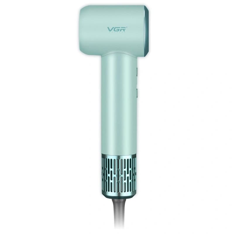 Фен професійний VGR V-446 GREEN, 2 швидкості, 4 температурні режими, 110000RPM, 1400 Вт — фото 2
