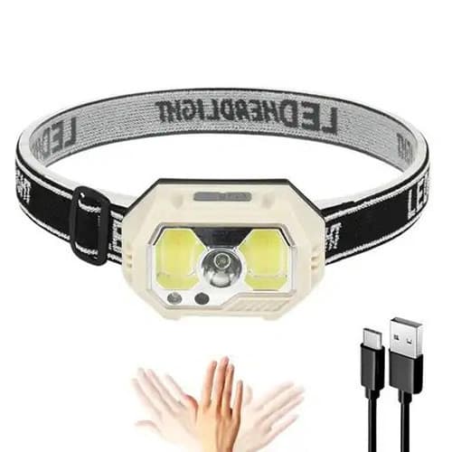 Ліхтар налобний SH-S31-XPE+COB(White+Red), Motion Sensor, Li-Ion акумулятор, ЗП Type-C, Box — фото 4