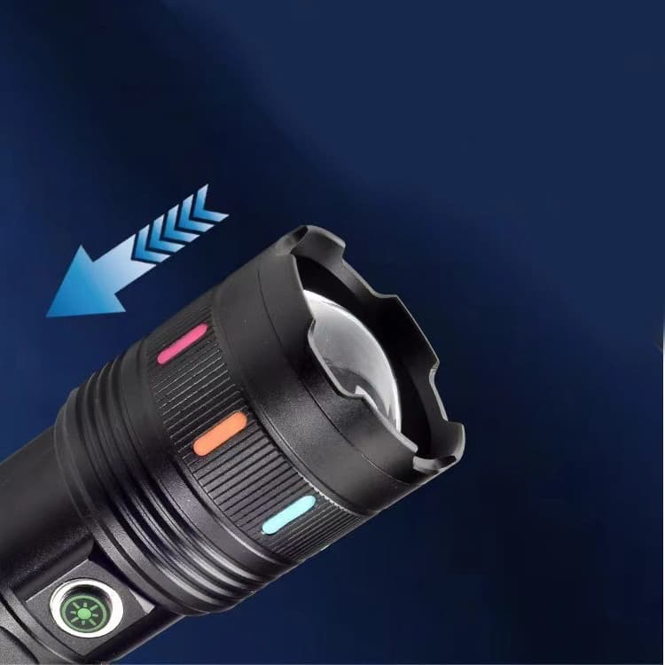 Ліхтар NIGHT VISION FLUORESCENCE 701-PM10-TG, Li-Ion акумулятор, ЗП Type-C, індикація заряду, zoom — фото 4